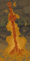bonfire pixel art